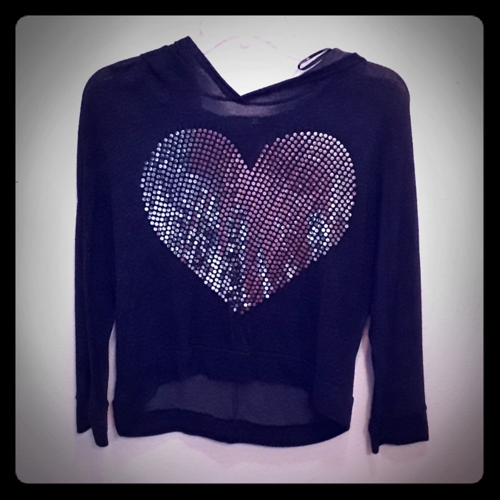 Thin crop top sweater
